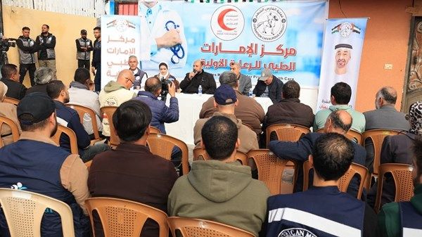 «الفارس الشهم 3» تفتتح مركز الإمارات الطبي في خانيونس