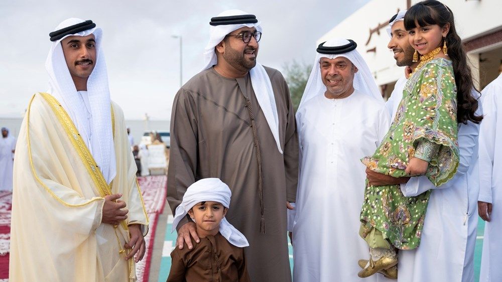 محمد بن حمدان بن زايد يحضر حفل استقبال بمناسبة زفاف زايد خليفة المحيربي