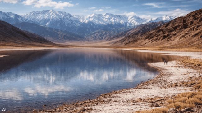حدث نادر في وادي الموت.. بحيرة تعود بعد آلاف السنين