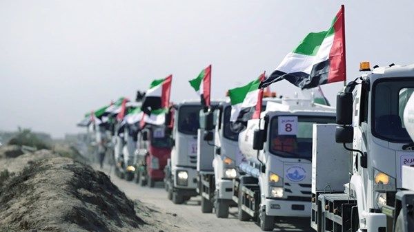 الإمارات تواصل جهودها الإنسانية المكثفة لإغاثة أهالي غزة