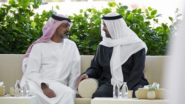 رئيس الدولة يستقبل ولي عهد عجمان