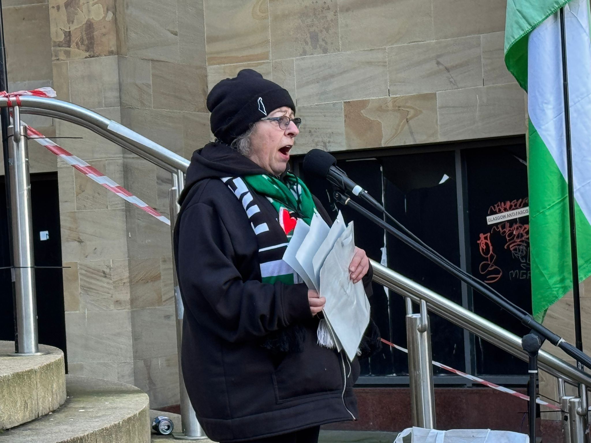 بالصور: اسكتلندا تتظاهر دعما لفلسطين وتندد بالإبادة الجماعية في غزة