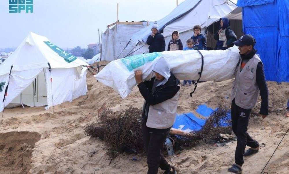 السعودية تنفذ تدخلات إغاثية ميدانية عاجلة للنازحين جنوب غزة