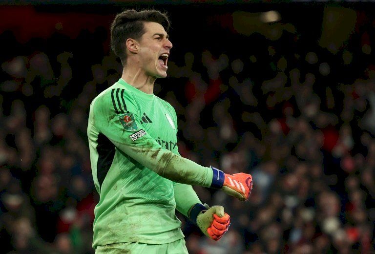 كأس الرابطة: كيبا حارس أرسنال يأمل بالوصول إلى النهائي على حساب تشلسي