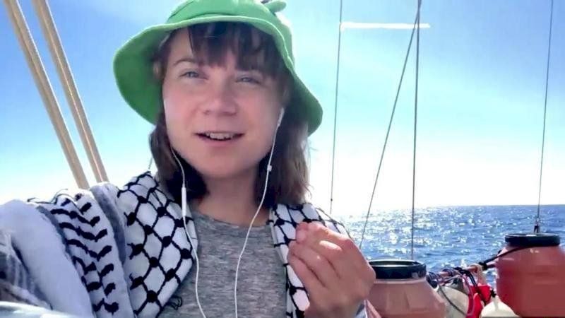 اعتقال غريتا ثانبيرغ في مظاهرة داعمة للفلسطينيين في العاصمة البريطانية لندن