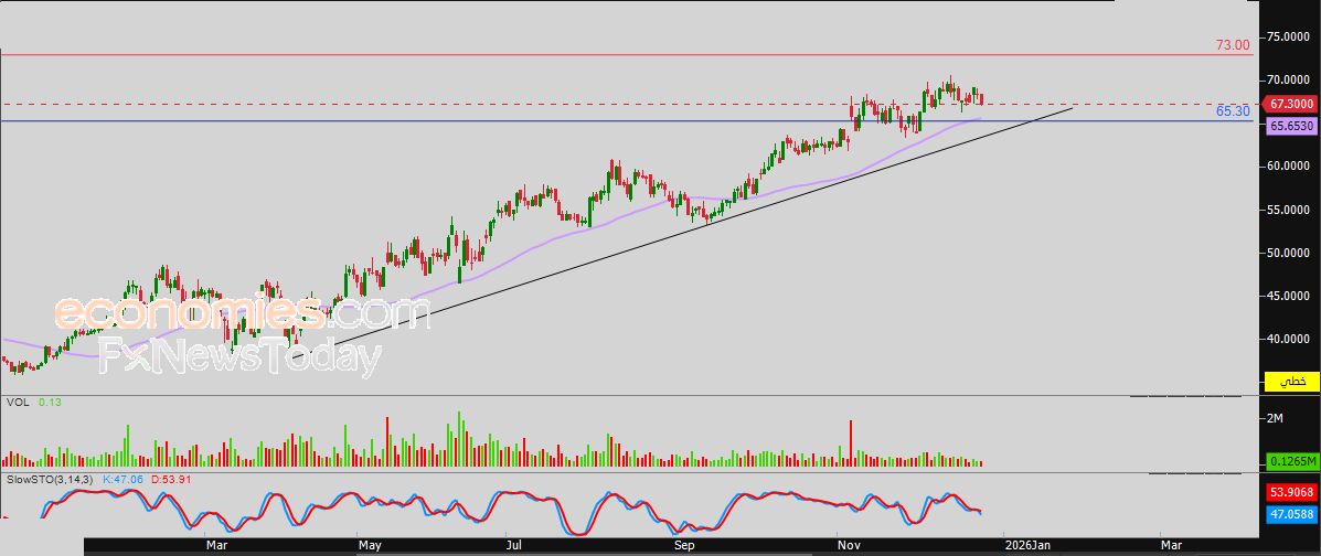 سعر سهم نقي (2282) يخترق مقاومة عنيدة – توقعات اليوم – 25-12-2025