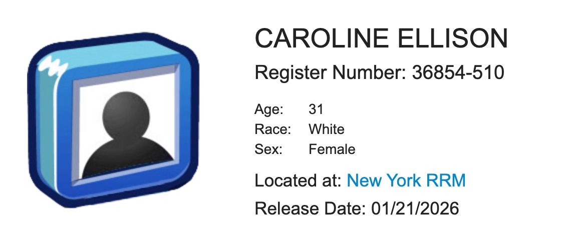 عيد ميلاد سعيد، كارولاين إليسون: إفراج مبكر من السجن