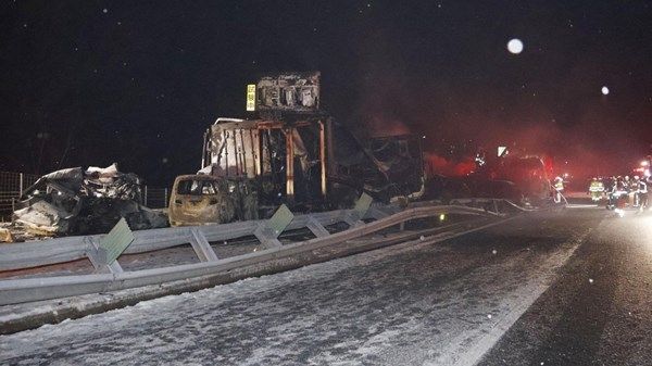 عشرات الجرحى جراء حادث مروري في اليابان