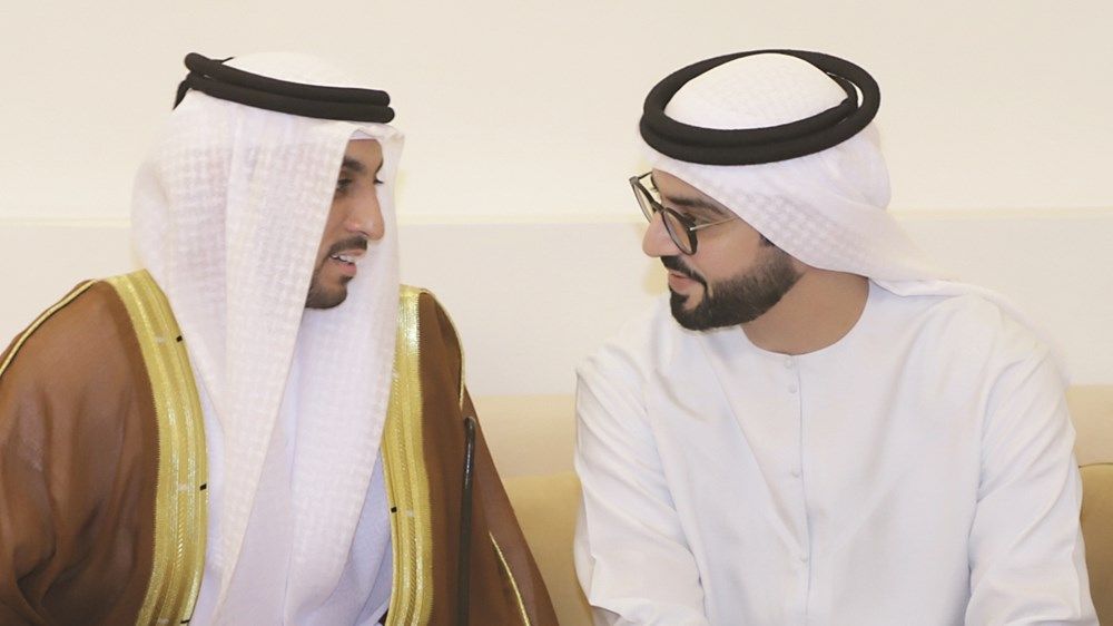 سلطان بن حمدان بن زايد يحضر أفراح المنصوري