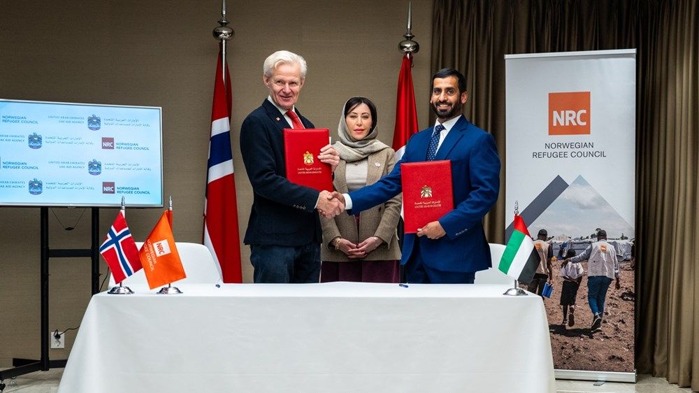 الإمارات توقع اتفاقية تعاون مع المجلس النرويجي للاجئين بشأن تقديم مساعدات للاجئين في شرق أفريقيا