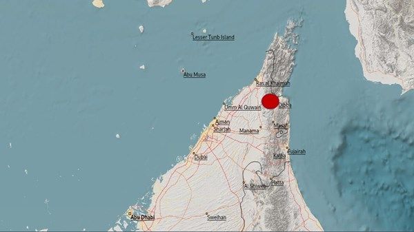 "الوطني للأرصاد" يسجل هزة بقوة 2.9 درجة في جنوب مسندم