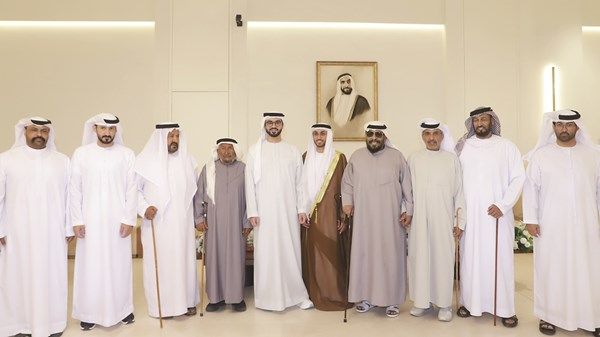 سلطان بن حمدان بن زايد يحضر أفراح المنصوري