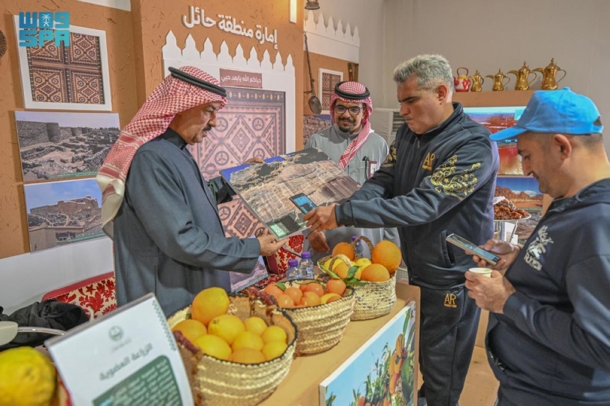 جناح إمارة حائل يستقطب اهتمام الزوار ويعرف بإرثها الأثري