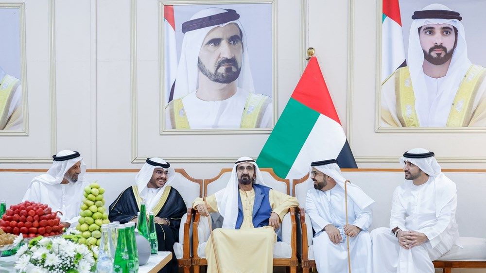 محمد بن راشد يحضر أفراح المقعودي والسبوسي