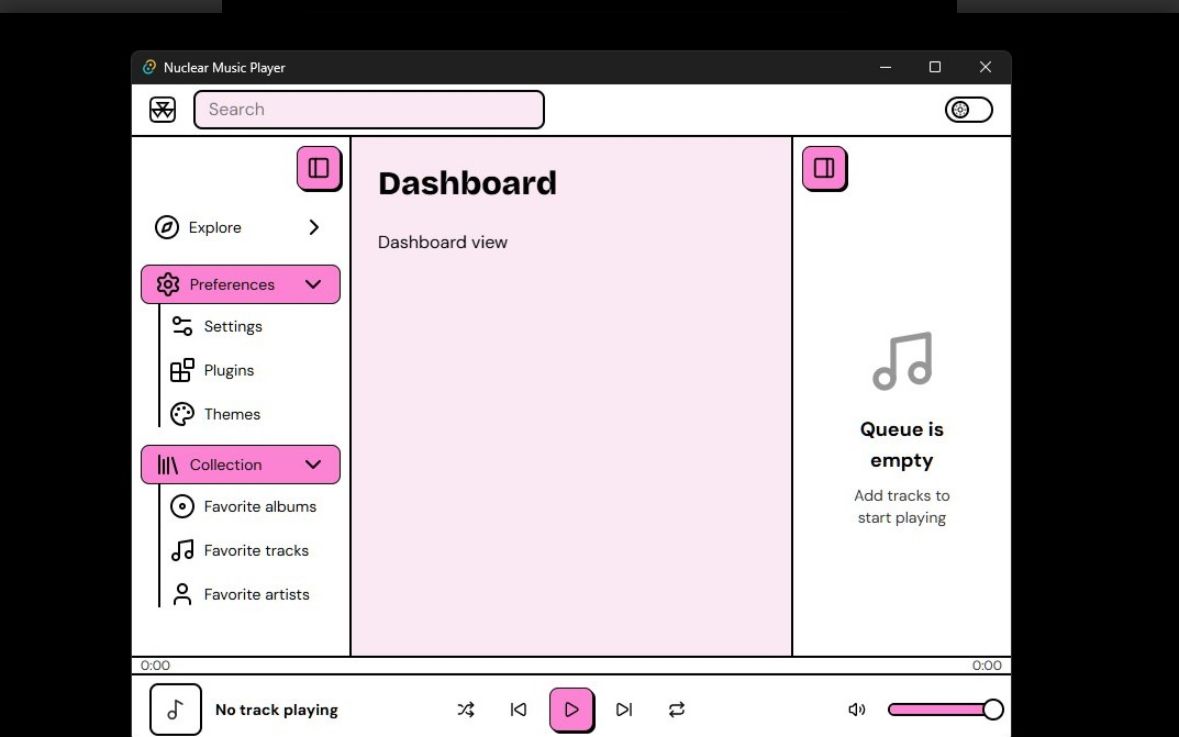تكنولوجيا: Nuclear Music Player يتيح البحث وتشغيل الموسيقى من أفضل المصادر المجانية