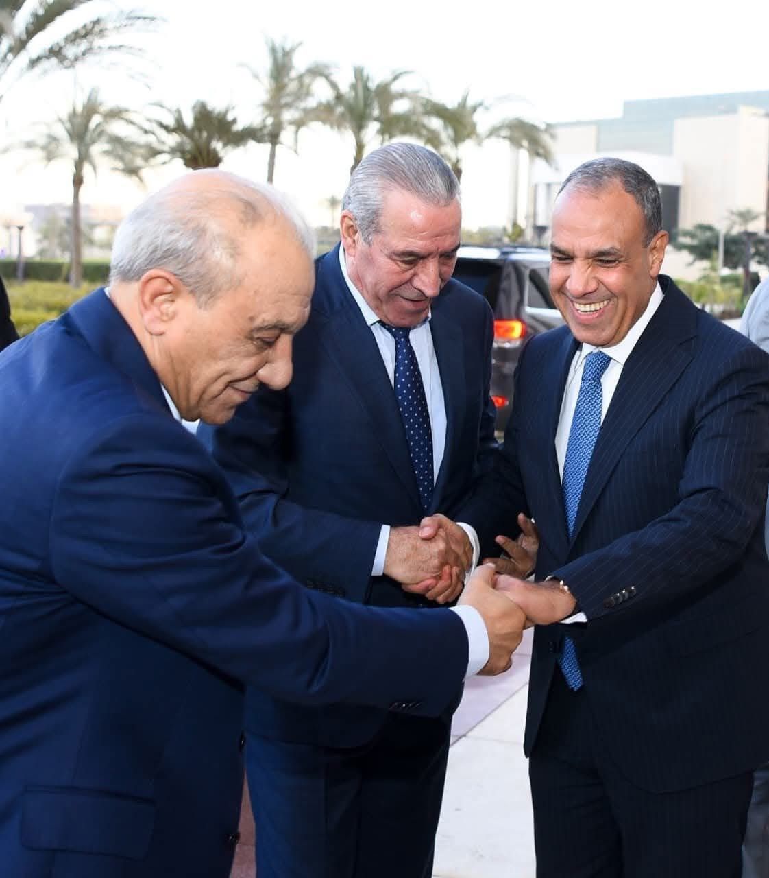 بالصور: مباحثات مصرية فلسطينية رفيعة لمتابعة تنفيذ المرحلة الثانية من اتفاق غزة