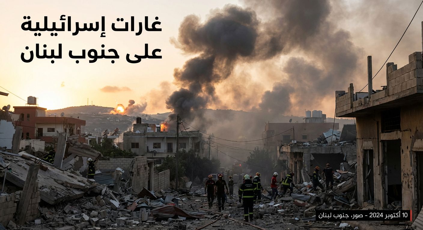 موجة غارات إسرائيلية جديدة تستهدف جنوب لبنان