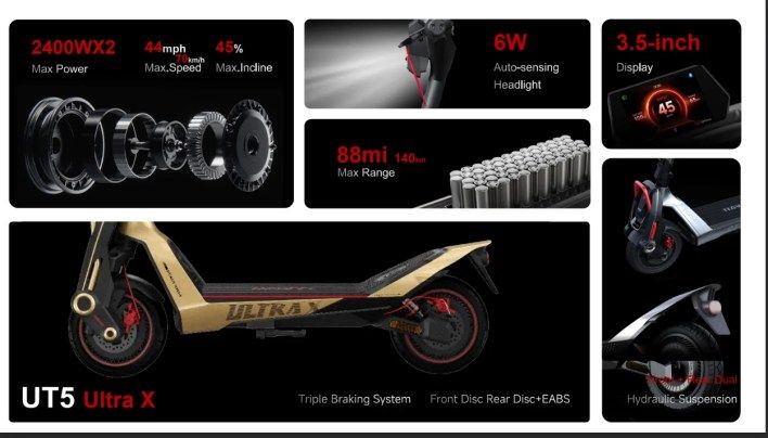 تكنولوجيا: Navee تكشف عن دراجات السكوتر الكهربائية الجديدة UT5 Max و UT5 Ultra X و NT5 Ultra X في معرض CES 2026