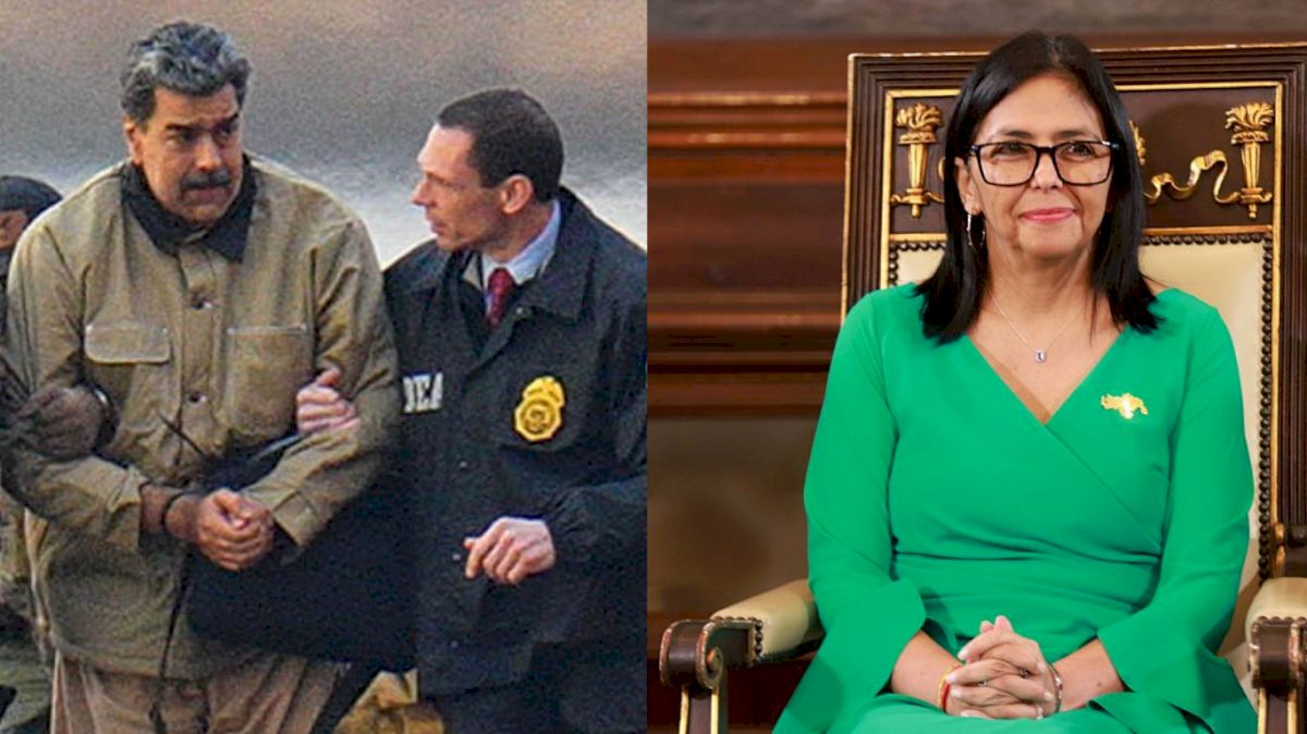 ديلسي رودريغيز تؤدي القسم رئيسة مؤقتة لفنزويلا، ومادورو يقول إنه "بريء" و"أسير حرب"