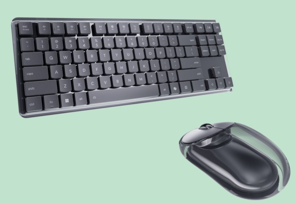 تكنولوجيا: #CES2026: لينوفو تكشف عن لوحة مفاتيح وفأرة ميكانيكية منخفضة الارتفاع بتصميم شفاف