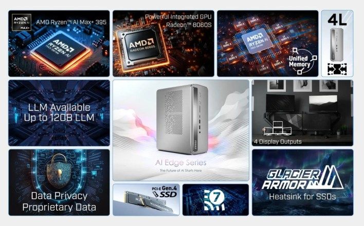 تكنولوجيا: #CES2026 MSI تقتحم مجال الذكاء الاصطناعي مجدداً بجهاز AI Edge بمعالج AMD Ryzen AI Max+ 395 وذاكرة 128 GB