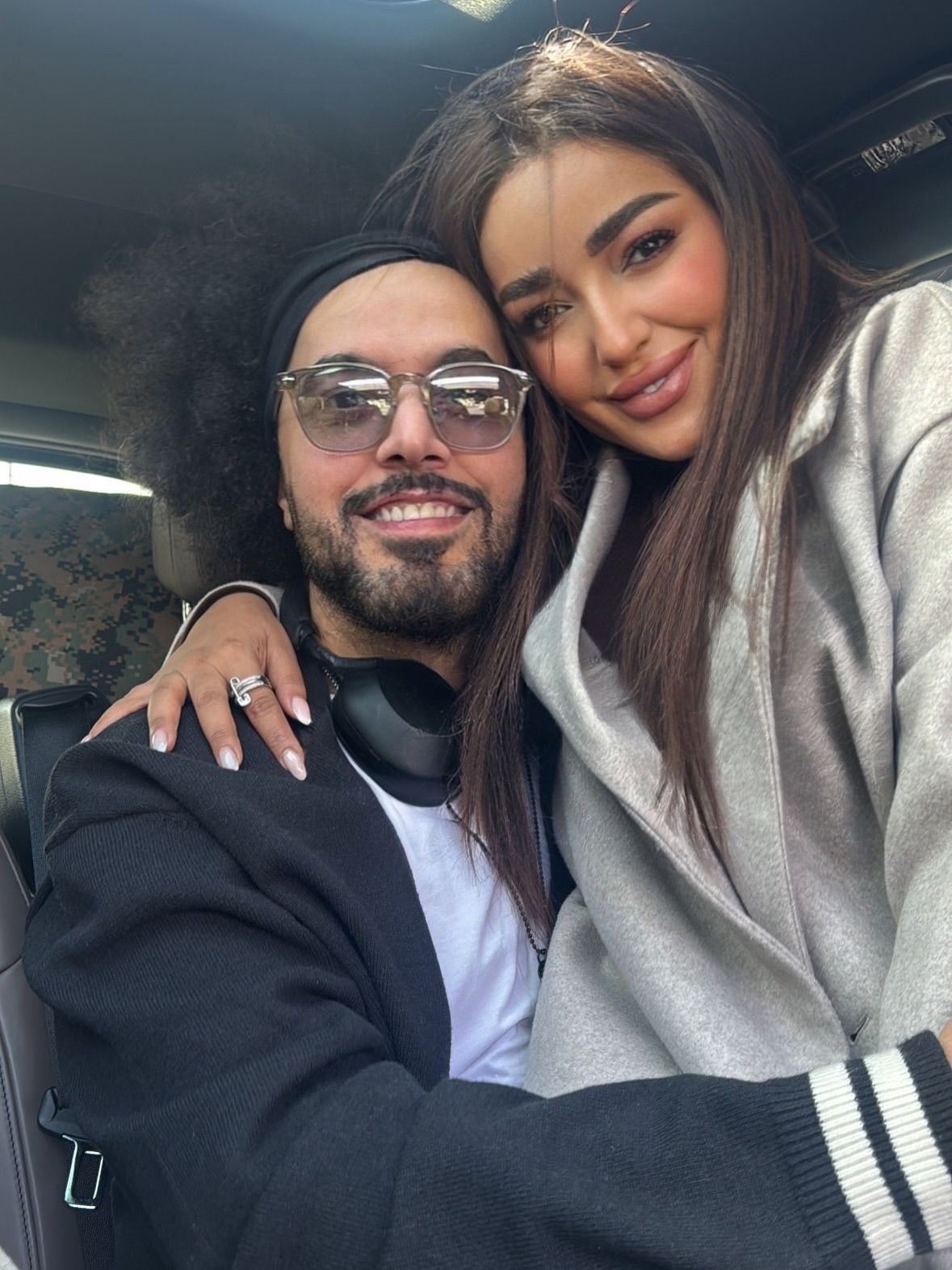 بهذه الطريقة احتفلت جميلة البداوي بعيد ميلاد عبد الفتّاح جريني