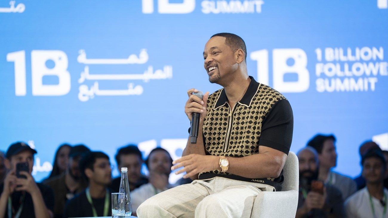 ويل سميث في قمة المليار متابع 2026: المجتمعات المستقبلية يجب أن تُبنى حول الإنسان