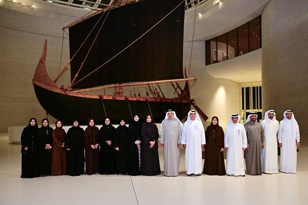 رئيس وأعضاء المجلس الوطني الاتحادي يزورون متحف زايد الوطني