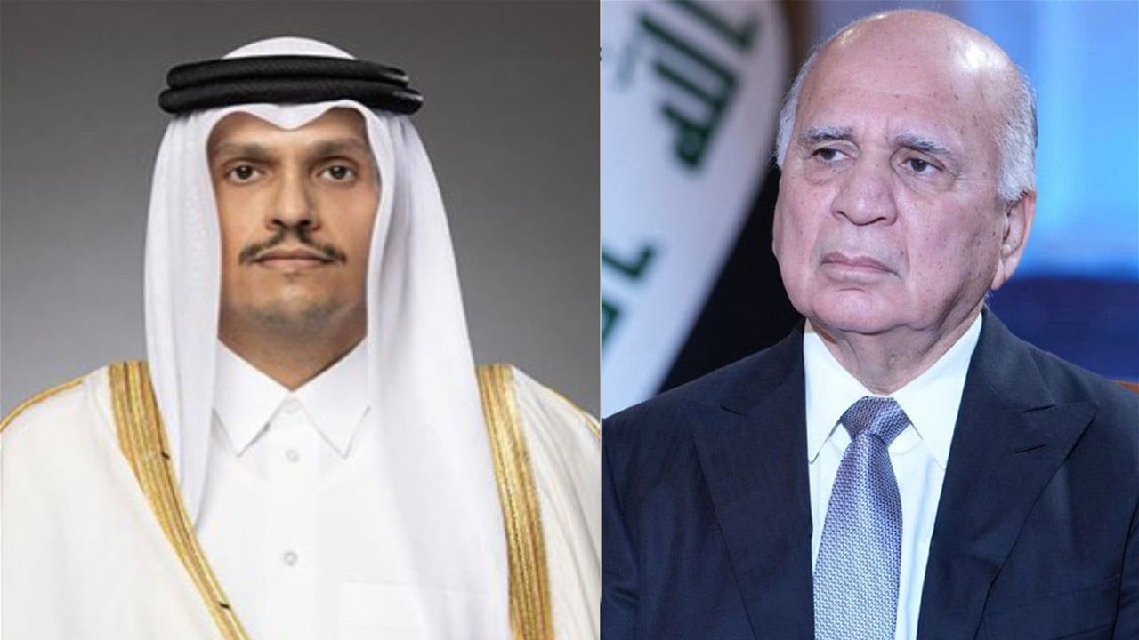 بغداد والدوحة تبحثان التطورات في إيران ومستجدات اليمن