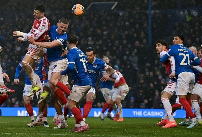 كأس إنكلترا: ثلاثية مارتينيلي تقود أرسنال لعبور بورتسموث