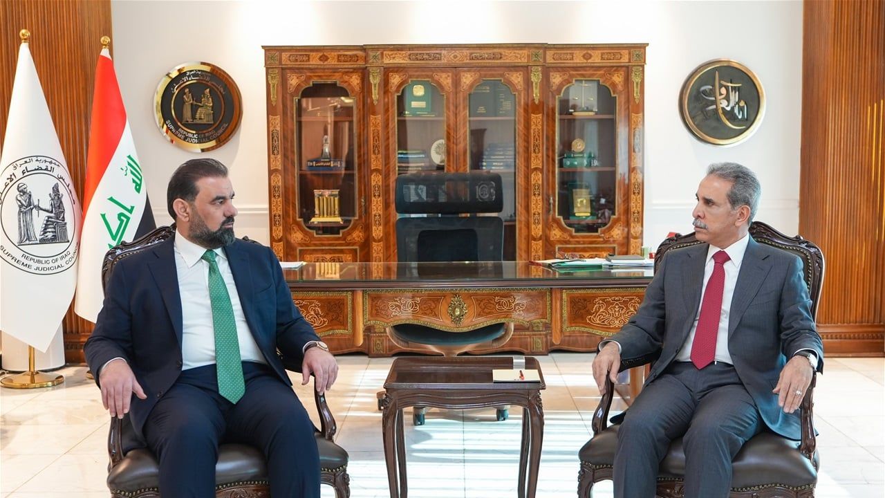 رئيس البرلمان بضيافة رئيس مجلس القضاء الأعلى لبحث التعاون بين السلطتين