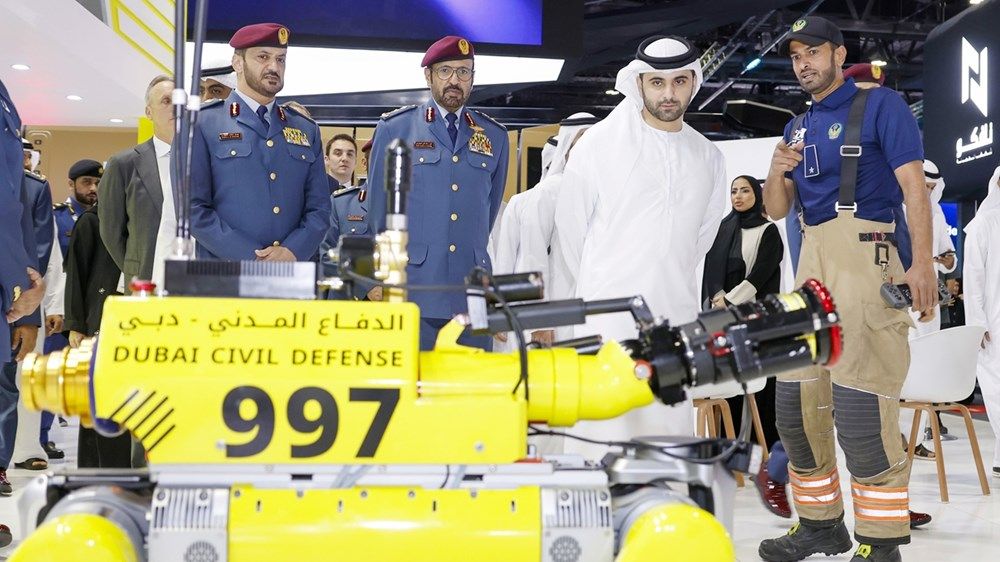 منصور بن محمد يفتتح معرض «إنترسك 2026»