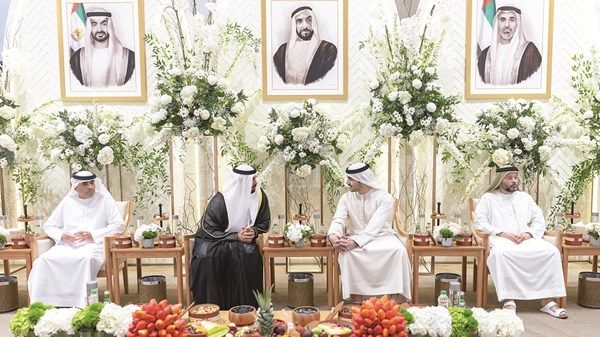 محمد بن راشد بن محمد بن راشد يحضر أفراح بالجافلة والنيادي