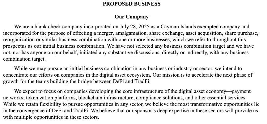 شركة استحواذ خاصة مرتبطة بـ Kraken تتقدم بطلب طرح عام أولي بقيمة 250 مليون دولار يستهدف بنية التشفير التحتية