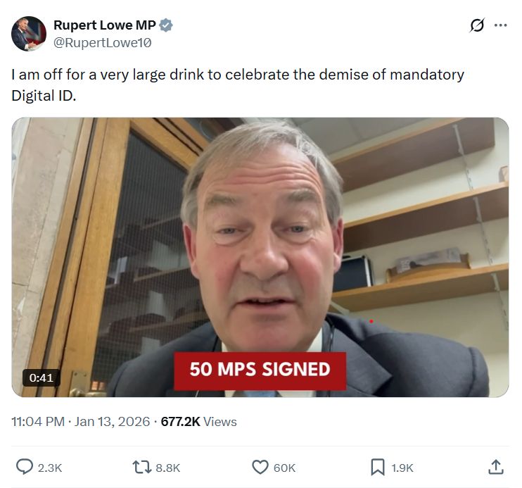 المملكة المتحدة تتراجع عن فرض الهوية الرقمية في فحوصات العمل وسط مخاوف الخصوصية