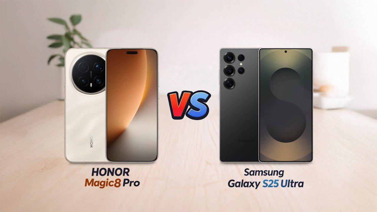 تكنولوجيا: HONOR Magic8 Pro مقابل Samsung Galaxy S25 Ultra : نظرة شاملة على هواتف الفئة الرائدة