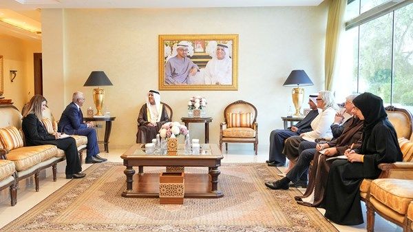 سعود بن صقر يستقبل سفير أستراليا