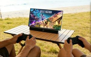 تكنولوجيا: إطلاق شاشة محمولة بحجم 27 بوصة مع Google TV وبطارية وساوند بار مدمج بسعر مخفّض