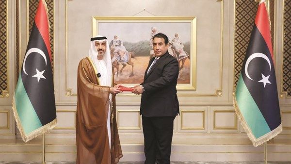 سفير الإمارات يقدم أوراق اعتماده إلى رئيس المجلس الرئاسي الليبي