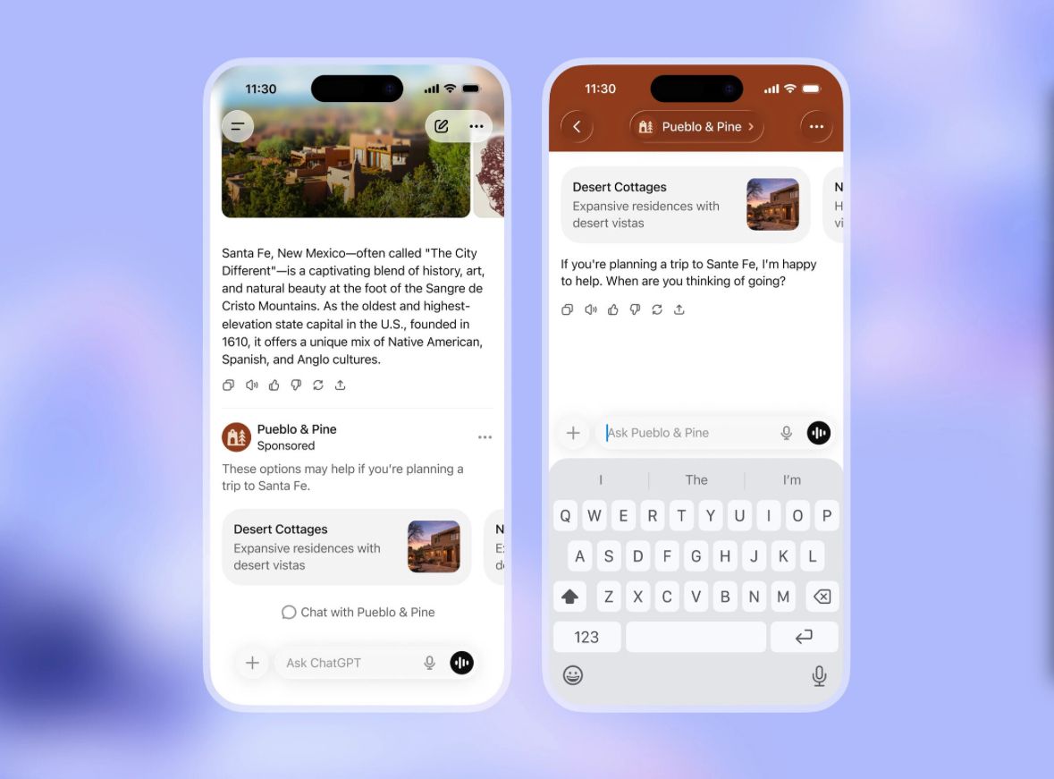 تكنولوجيا: ChatGPT يضيف الإعلانات إلى فئة Go منخفضة التكلفة مع تأكيد OpenAI على نزاهة الإجابات