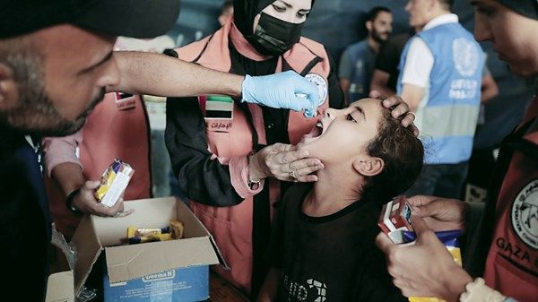 استئناف حملة التطعيم الاستدراكية لأطفال غزة