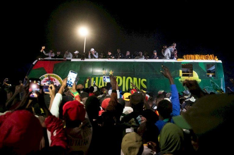 أمم إفريقيا: عودة "أسود التيرانغا " الأبطال إلى السنغال