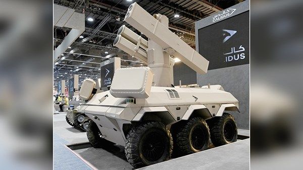 «كالدس» تستعرض آليات متطورة ومسيّرات ذات إقلاع وهبوط عمودي في «يومكس وسيمتكس»