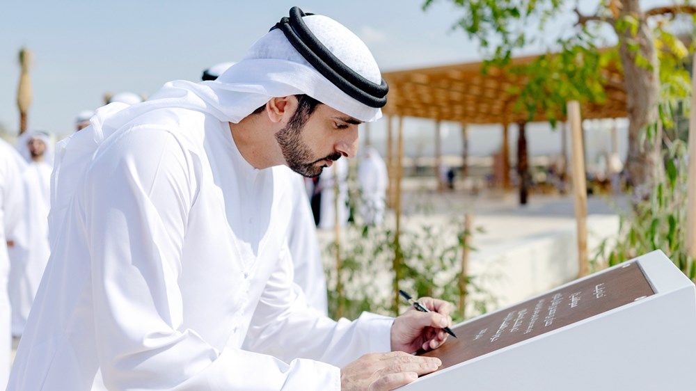 حمدان بن محمد يشهد افتتاح «حوي ند الشبا»