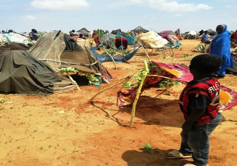 في مخيم طينة: سودانيون يحلمون بالماء والخيمة