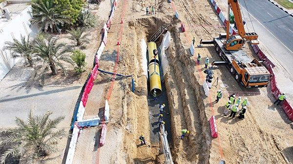 تطوير شبكة المياه في الشارقة بطول 136.5 كم خلال 2025