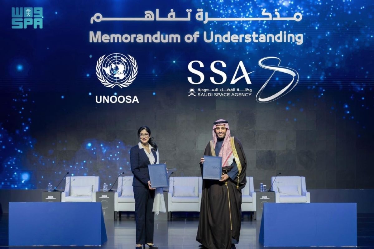 وكالة الفضاء السعودية توقع 
مذكرة تفاهم مع الأمم المتحدة