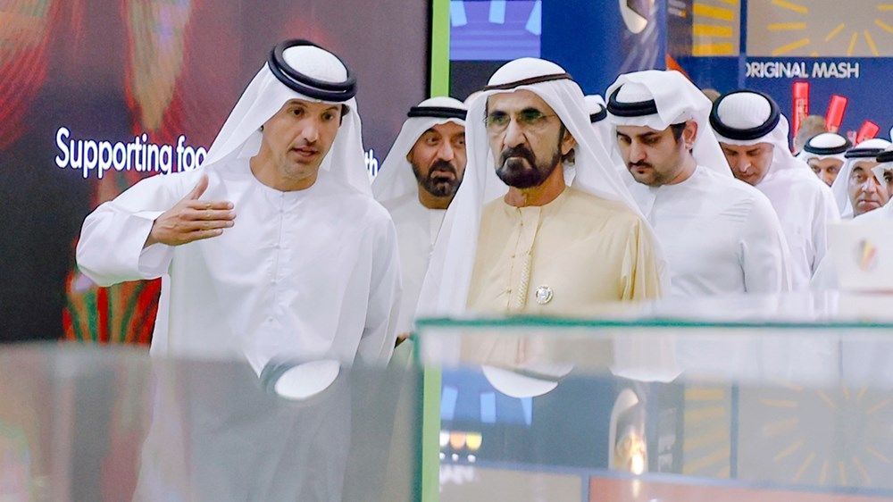 محمد بن راشد يزور معرض «جلفود 2026» بمركز دبي التجاري العالمي