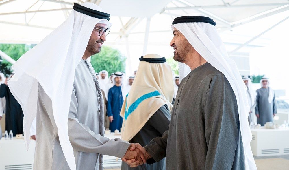 رئيس الدولة يستقبل وفد «مصدر» بمناسبة الذكرى العشرين لتأسيس الشركة