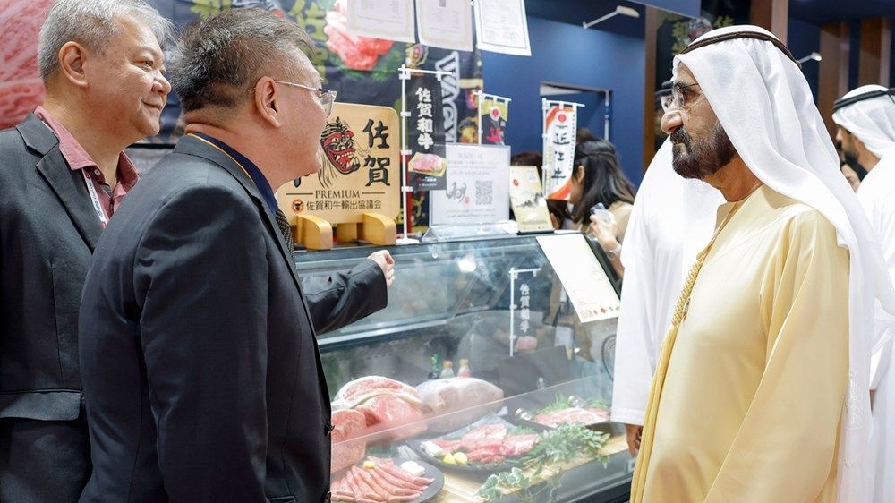 محمد بن راشد يزور معرض «جلفود 2026» بمركز دبي التجاري العالمي